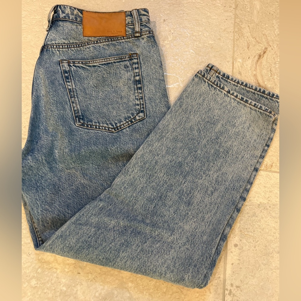 rag & bone Classic Blue Straight Jeans